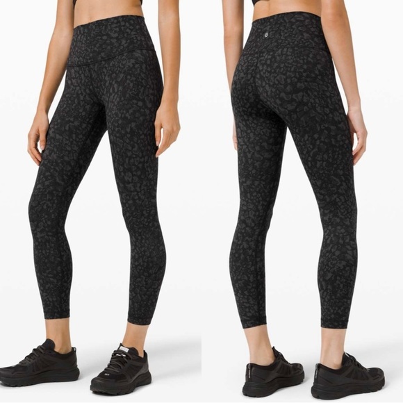lululemon athletica Pants - NWOT Lululemon Wunder Under High-Rise Tight 25" Wild Thing Camo Deep Coal Multi